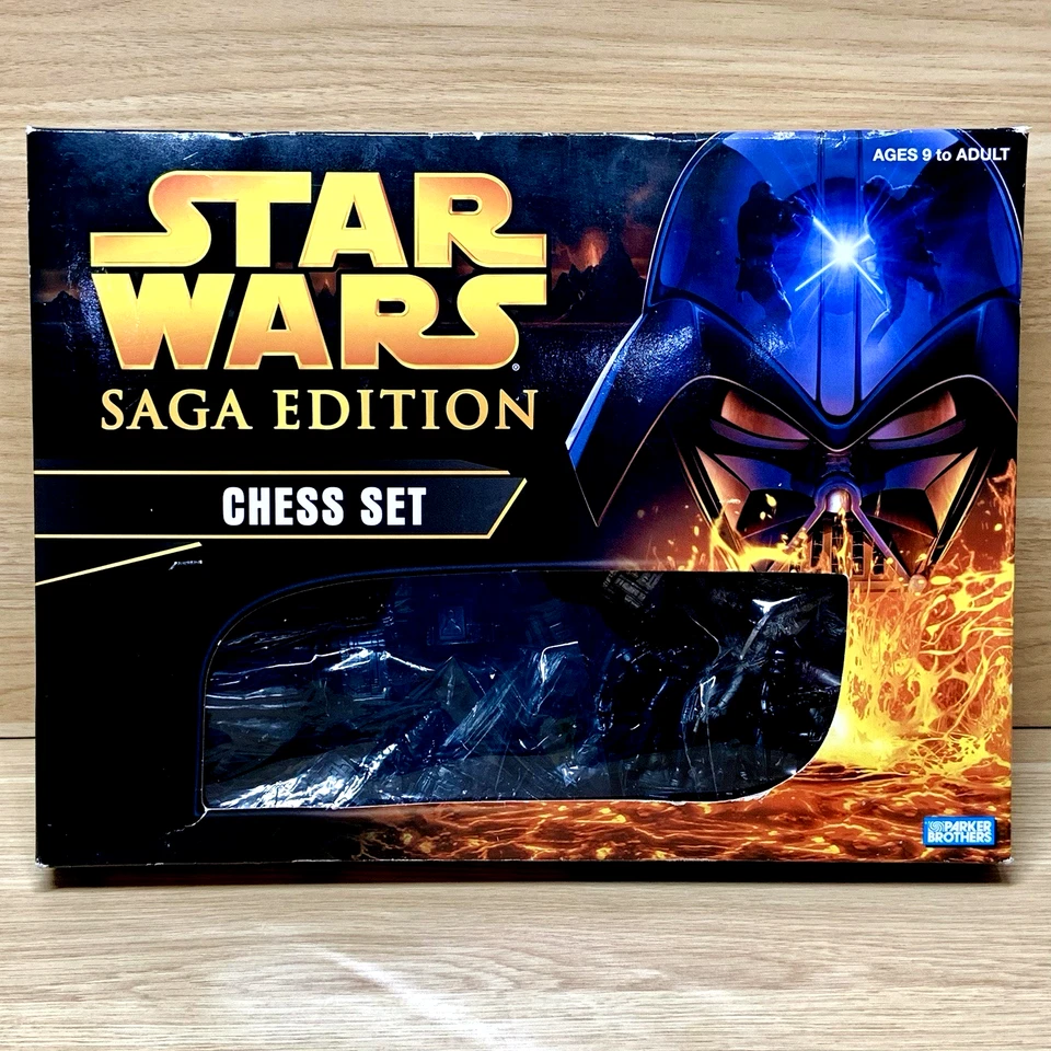 Star Wars Saga Edition Chess Set Parker Brothers Complete Figures & Box Wear SEE - Image 1 of 4