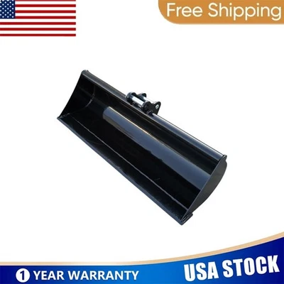 Accesorio de cubo liso de 1000 mm para mini excavadora 1 tonelada-1,5 toneladas con pasadores Stock en EE. UU. Foto 1 de 4