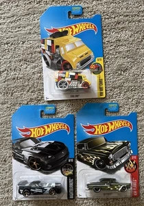 Hot Wheels SET KMART Exclusive 2017 55 CHEVY, VIPER SRT10 ACR, ART Cool-One - Picture 1 of 14