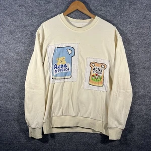 Acne Studios Grant Levy Lucero Keramik Foebe Patch Sweatshirt Damen Large - Bild 1 von 9