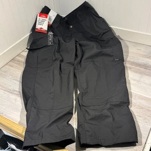 Pantalones tácticos originales Tru Spec para hombre 44X30 negros serie 24-7 bolsillos de carga nuevos con etiquetas - Imagen 1 de 8