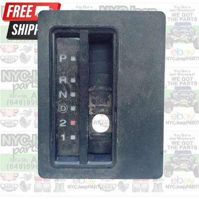 Factory Original 97-06 Jeep Wrangler TJ AUTOMATIC Gear Shift INDICATOR BEZEL - Image 1 of 4
