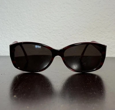 Gafas de sol Solvari para mujer borgoña polarizadas lentes degradadas detalle de estrás UV Foto 1 de 4