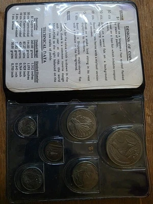 Singapore 1968 Uncirculated New Coin Issue Set - Image 1 of 4