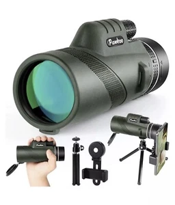 🆕 Pankoo 40X60 Monocular Telescope with Smartphone Holder and Tripod MSRP $100 - Picture 1 of 4