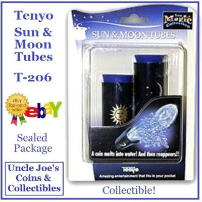 Редкие винтажные трубки Tenyo Sun & Moon T-206 Tenyo Magic Trick в нераспечатанной упаковке - Изображение 1 из 3