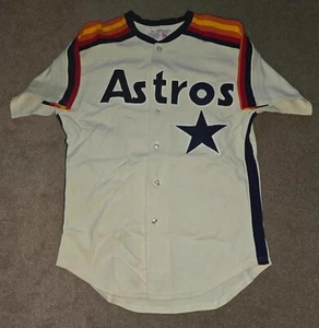 Bill Doran Houston Astros 1980s Game Worn Used Jersey NOBR Goodman & Sons - Picture 1 of 3