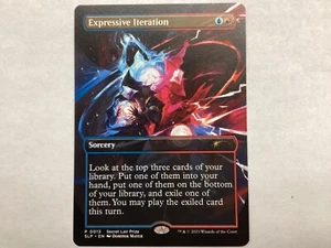 MTG Secret Lair Prize EXPRESSIVE ITERATION NM (9355) Graded Power - Picture 1 of 2
