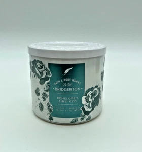 Bath & Body Works Candle BRIDGERTON PENELOPE'S FIRST KISS Large 3-Wick 14.5 oz - Picture 1 of 3