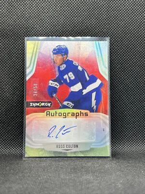 2021-22 Upper Deck Synergy Rookie Auto Ross Colton RC #34/50 Autographs - Image 1 of 4