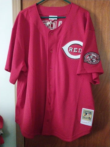 Mitchell & Ness MLB Cincinnati Reds 2000 Ken Griffey Jr BP.Jersey New/ Tags Cover