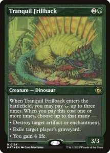 x4 Tranquil Frillback Etched FOIL #124 | MAT MOM: The Aftermath | MTG - Picture 1 of 1