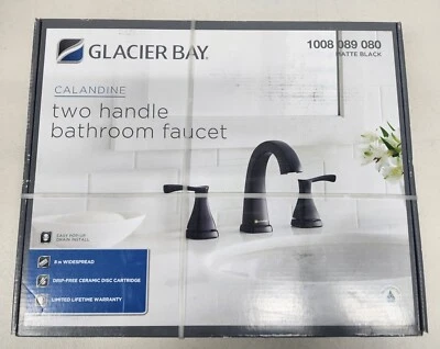 Grifo de baño de dos manijas Glacier Bay Calandine 1008 089 080 Foto 1 de 3