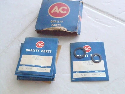 Chevy GMC Truck 1955-1966 11 juntas de tornillo de cubierta de filtro de aceite 5574130 NOS 6437298 Foto 1 de 2