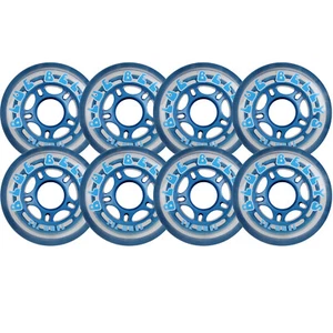 BLUE BELLYS 76mm 78a ruedas de patín en línea paquete de 8 - Imagen 1 de 1