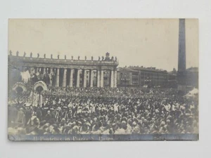 Vatikan  Ansichtskarten Rom - Roma - Pontifice in Piazza S. Pietro 1929 - Picture 1 of 2