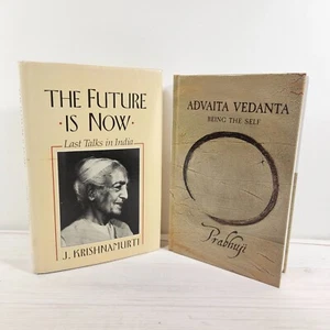 Advaita Vedanta Being the Self by Prabhuji The Future is Now by J. Krishnamurti - Picture 1 of 12