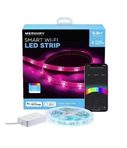 Merkury Innovations Smart Wi-Fi LED Strip 9.8'ft (3m Length)  - Picture 1 of 10