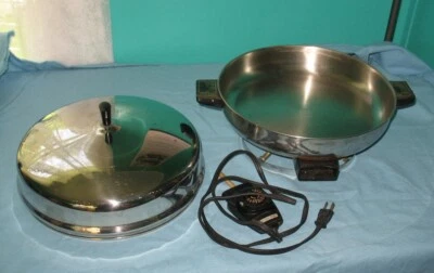 Sartén eléctrica Farberware servidor buffet aluminio 335-B 12” FUNCIONA Foto 1 de 4