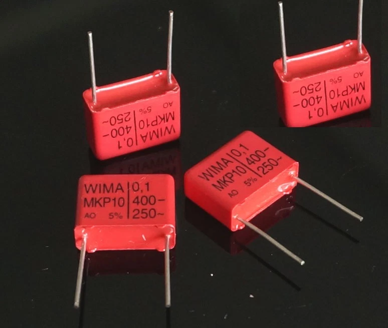 10 PCS Wima Mkp10 400v 0.1uf 104 P:15mm For Audio Coupling K9 - image 1 of 1