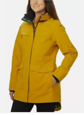Pendleton Womens Rain Jacket Hidden Hood (Golden Rod, S) GENTLY USED - Image 1 of 4