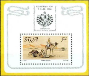 SOUTH WEST AFRICA -1988-POSTAL SERVICES S/S –VF** - Imagen 1 de 1