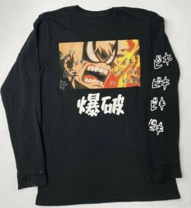 My Hero Academia Japanese Anime Cartoon Shirt Black Size Medium - Picture 1 of 6