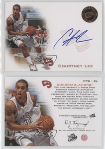 2008 Press Pass Press Pass Signings Bronze Courtney Lee #PPS-CL Rookie Auto RC