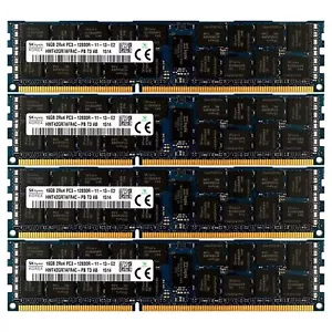 PC3-12800 4x16GB DELL POWEREDGE R910 R915 C1100 C8220 M710hd T710 Memory Ram - Picture 1 of 1