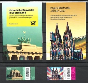 Germany 2023, 2024 Brandenburg Door, Cologne Dome Regular and Selfadhesive MNH $ - Picture 1 of 1