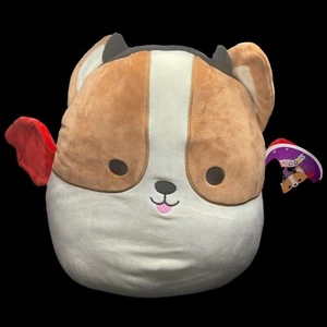 Squishmallow Halloween Reginald Corgi Vampire Dog New With Tags 12 In - Picture 1 of 9