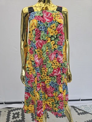 Vintage 1970s Alice Of California Floral Print Sun Dress S/M - Image 1 of 4