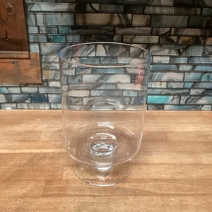 "Soporte mediano de decoración de vidrio transparente con patas para decoración de tazón de vidrio de 10"" pulgadas" Alto - Imagen 1 de 14