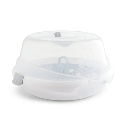 Esterilizador para botellas de microondas Munchkin® Steam™, blanco Foto 1 de 4