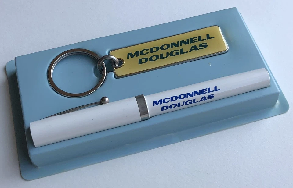 Llavero vintage de bolígrafo MCDONNELL DOUGLAS Sheaffer EE. UU. Foto 1 de 4