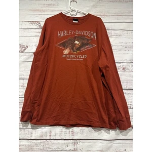 Harley Davidson Savannah GA Long Sleeve Tshirt Men's Size 2XL - Picture 1 of 5