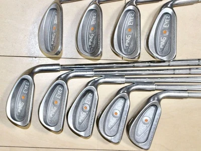 Ping Eye2 ORANGE DOT Iron Set 9pcs 1, 4-SW PING ZZ Lite & K-Shaft Flex Other - Image 1 of 4