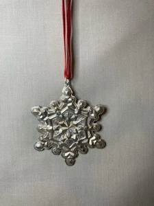 1971 Gorham Sterling Silver Snowflake Christmas Ornament - 20g - Picture 1 of 10