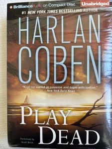 Play Dead by Harlan Coben: Audiobook Like New 15 Discs Never Played Scott Brick - Imagen 1 de 4