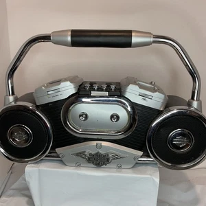 Harley Davidson Vintage Nashville AMFM Portable Stereo Radio Cassette Boombox - Picture 1 of 19