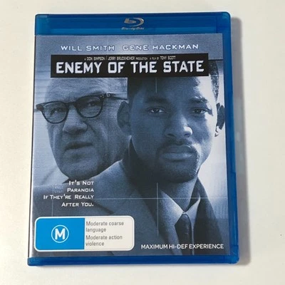Enemy Of The State (Blu-ray, All Regions) Will Smith, Gene Hackman, Jon Voight - image 1 of 3