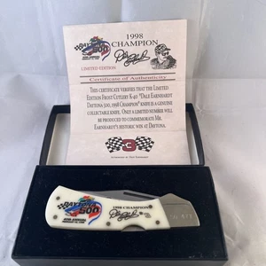 Coltello tascabile vintage Dale Earnhardt 3 edizione limitata Daytona 500 1998 campione - Foto 1 di 8