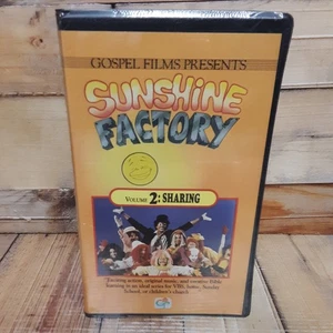 Sunshine Factory Vol 2 Sharing VHS Sealed Gospel Films Christian Kids Learning - Picture 1 of 4