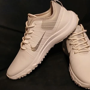 NWOT - Nike FI Impact 2 Golf Shoes White Silver 776094-100 Size 6.5 EXCELLENT - Picture 1 of 7