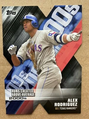 ALEX RODRIGUEZ /299 2020 Topps Decade of Dominance BLACK parallel #13 RANGERS - Image 1 of 2
