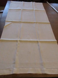 Jugendstil altes Leinen Handtuch Küchentuch Tischläufer ( 45 ) 104 x 52 cm - Bild 1 von 4