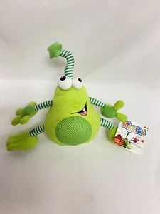 GIPSY Green Animated Giggling Laughing Moving Alien Monster  Plush  NWT RARE - Picture 1 of 7