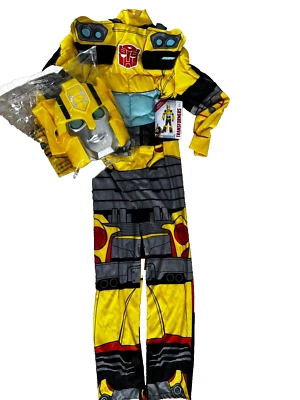 Nuevo con etiquetas Disfraz Abejorro Transformers Disfraz Halloween - Amarillo Niño L 10-12 Foto 1 de 4
