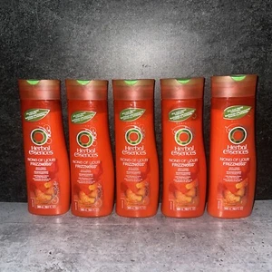 5 Stück Kräuteressenzen keine Ihrer Frizzness Shampoo Flaschen EINGESTELLT - Bild 1 von 1