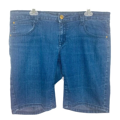 Pantalones Cortos Burmuda Mujer SOUTHPOLE Azul Denim Talla 18 Foto 1 de 4